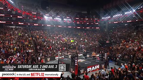 FULL SEGMENT_ Roman Reigns and Jey Uso take down Bron Breakker and Bronson Reed_ Raw, July 21, 2025