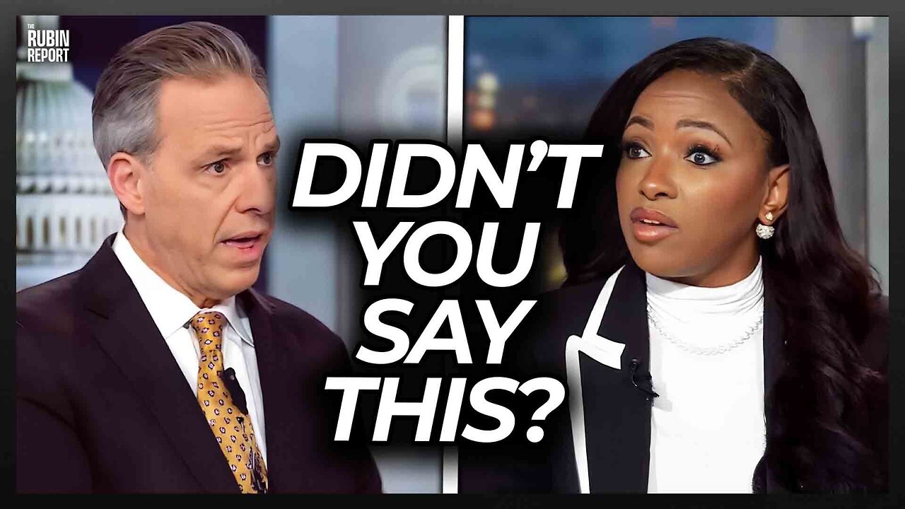 Jasmine Crockett Has a Look of Horror as Host Reads Her Racist Quotes to Her Face