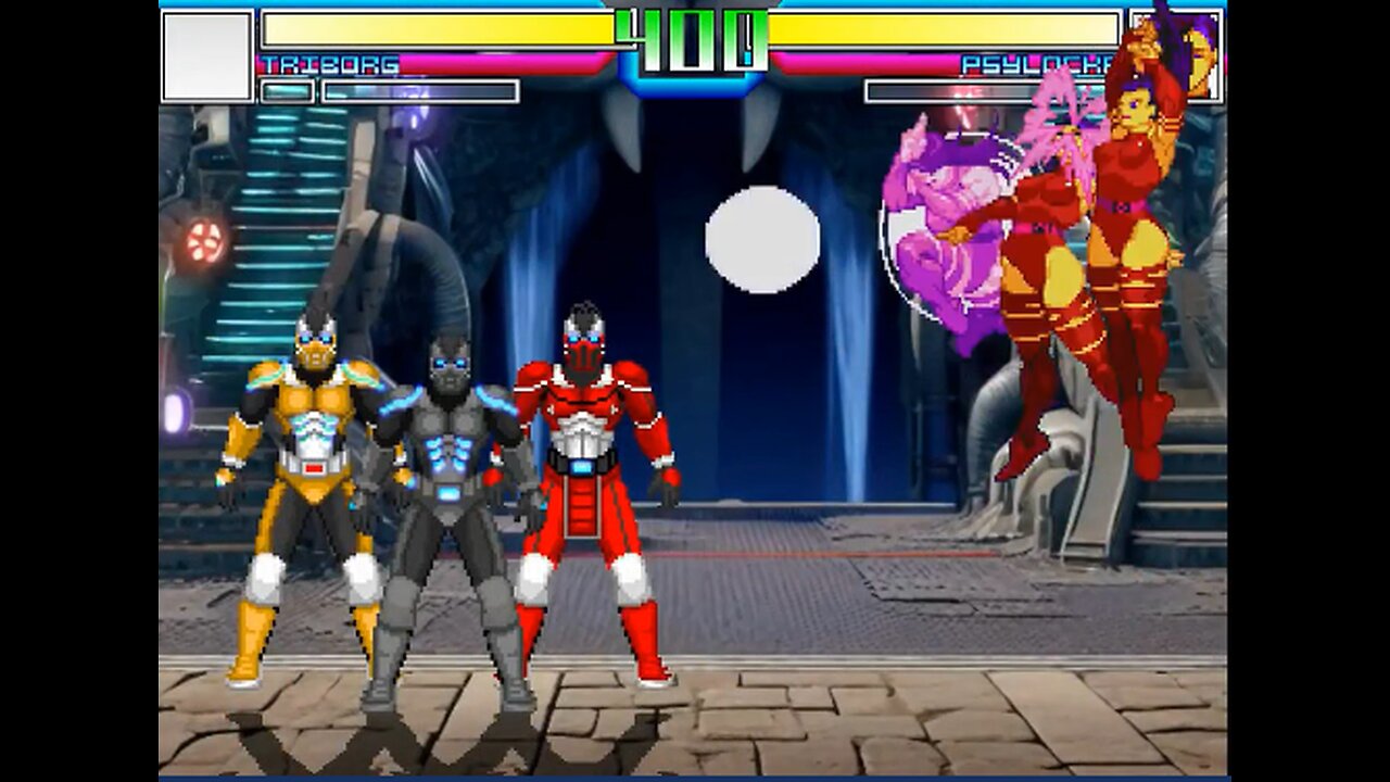 TRIBORG vs PSYLOCKE - (Insane AI)