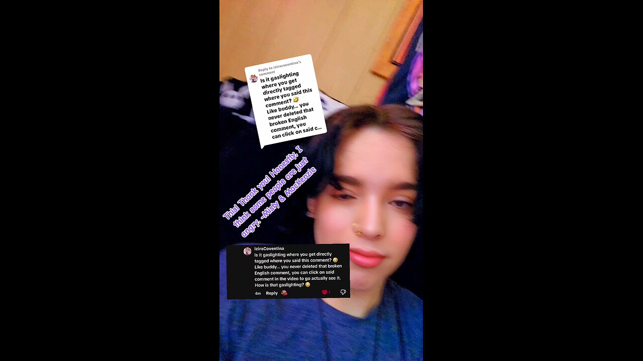 This! Thank you! Honestly, I think some people are just angry. -Misty & MacKenzie