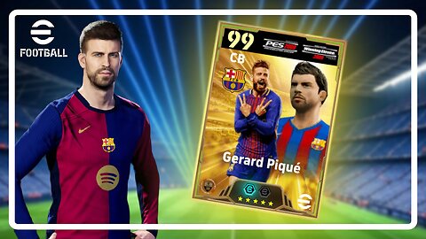 Gerard Pique New eFootball Card Review, Build & Gameplay | eFootball | Player Review