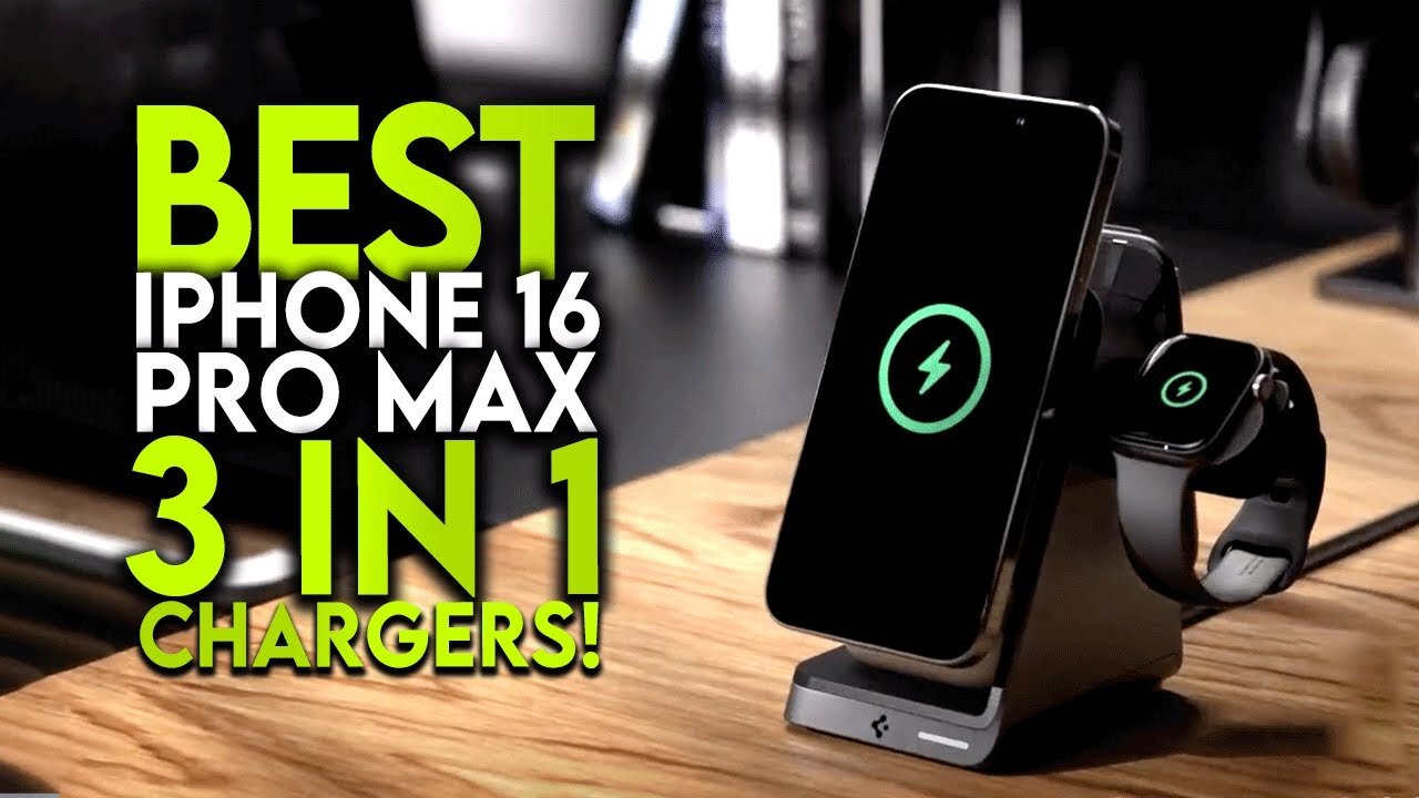 Top 5 Best iPhone 16 Pro Max 3 In 1 Wireless Charging Stations [2025] ✅