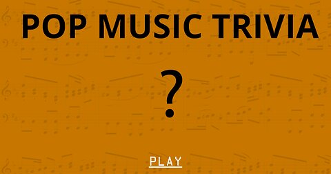 Pop Music Quiz