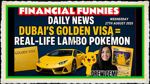 DUBAI'S GOLDEN VISA = REAL - LIFE LAMBO POKEMON WITH DREW DEMI