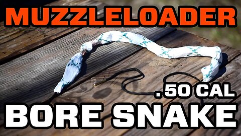 Muzzleloader Bore Snake - Fits .45 & .50 Caliber - Muzzle-Loaders.com