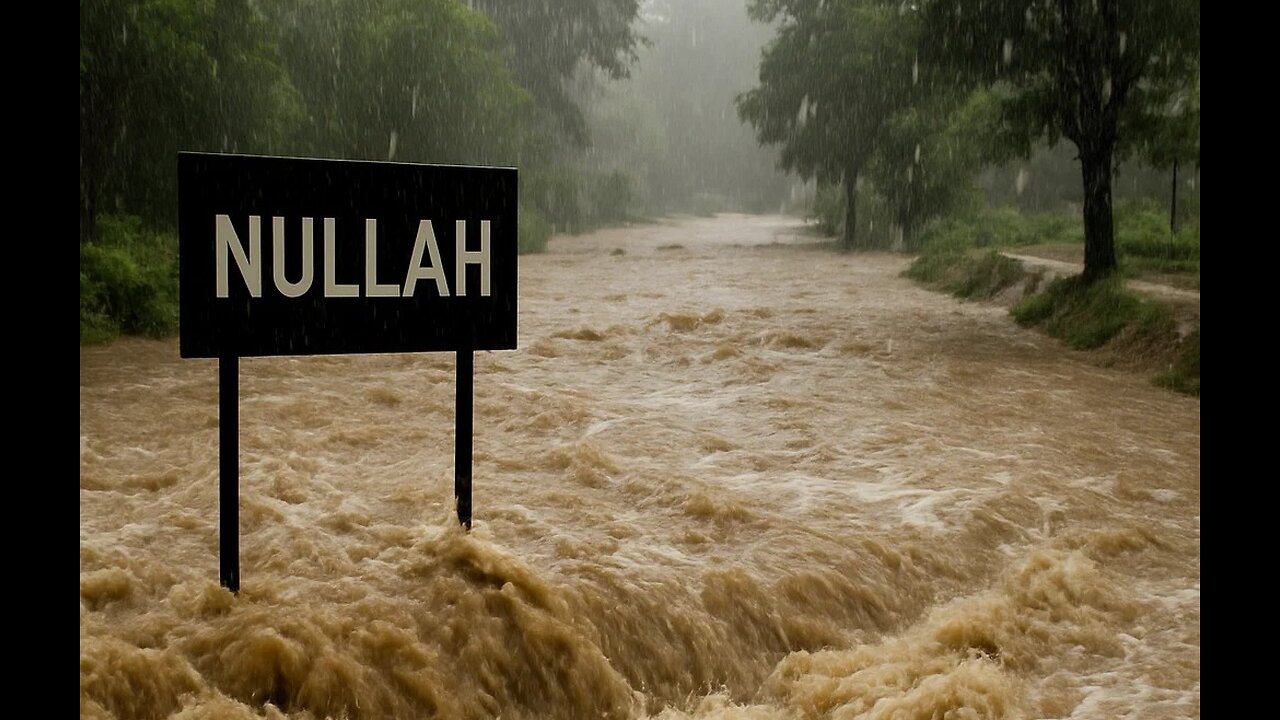 5 August Night Rain .. flooding in Nullah Islamabad