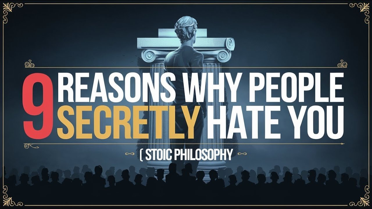 9 Reasons Why People Secretly Hate You | Stoic Philosophy Explained