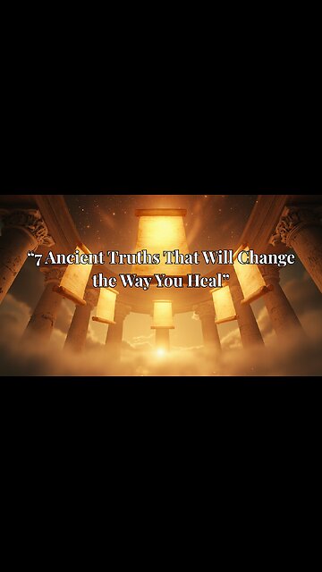 7 Ancient Truths that will change the way you heal.