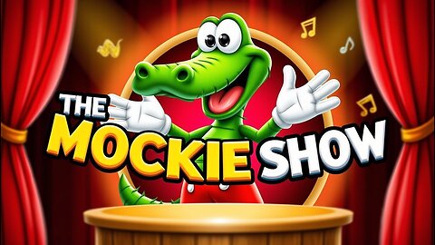 Mocking house with crocodile