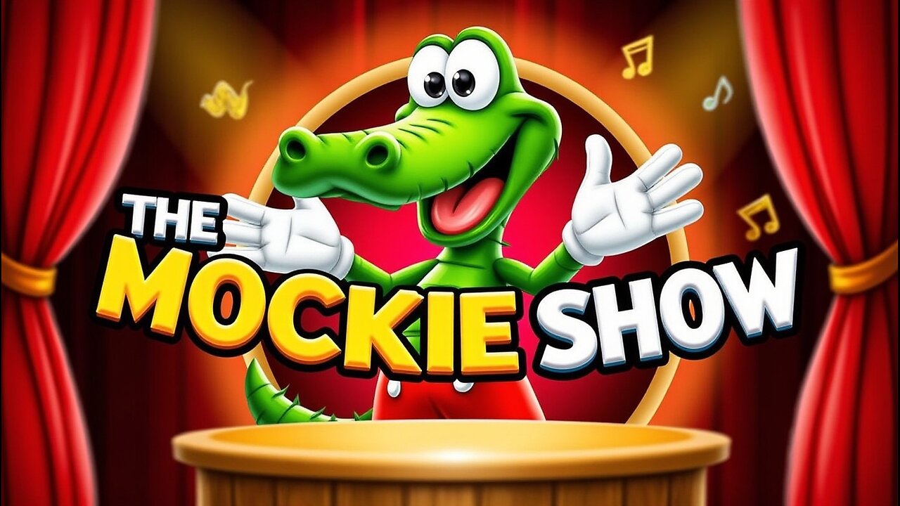 Mocking house with crocodile