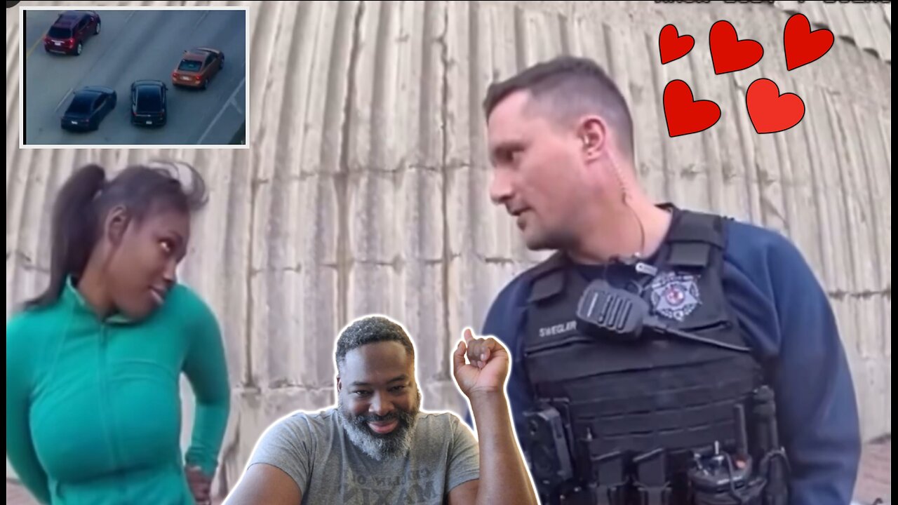 Ghetto Hottie Uses Her Curves to Seduce & White Chicago Cop After High Speed Chase.