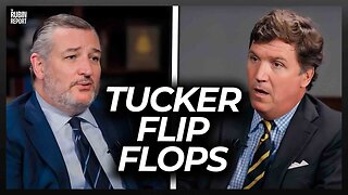 Ted Cruz Is Stunned as Tucker Carlson Flip Flops on Iran War