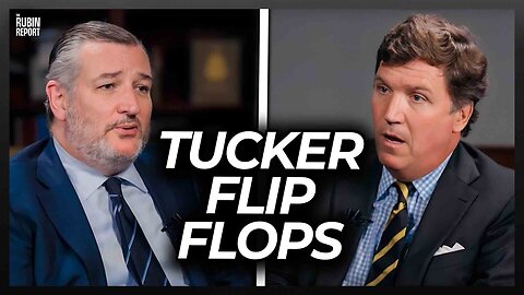 Ted Cruz Is Stunned as Tucker Carlson Flip Flops on Iran War