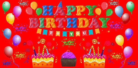 Happy Birthday 3D - Happy Birthday - Happy Birthday To You - Happy Birthday Song Video Card