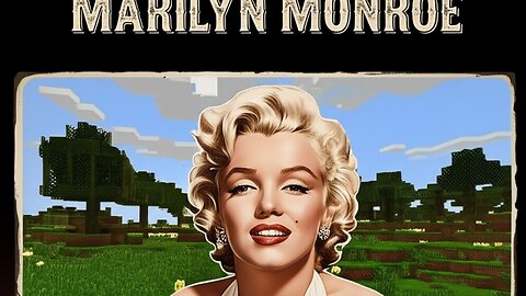 How I Created an Epic Portrait of Marilyn Monroe in Minecraft! 🎨🔥