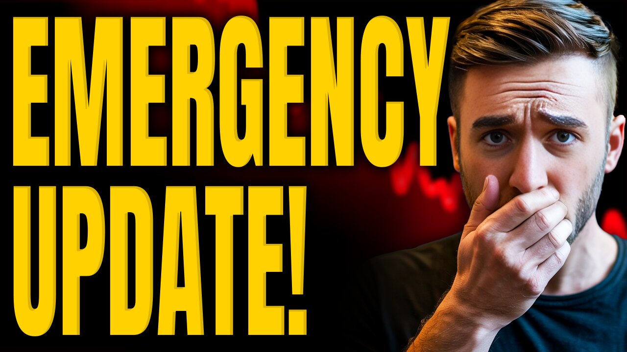 EMERGENCY UPDATE! Watch Before Market Open!!!