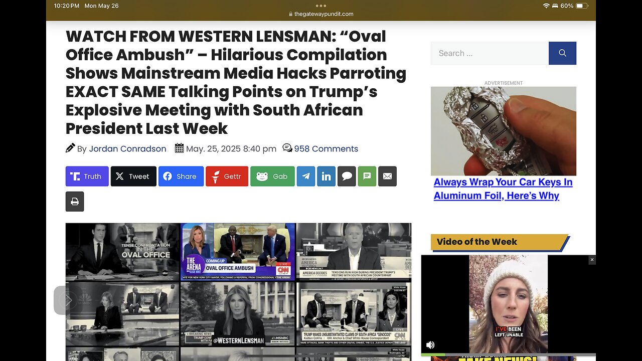 “Oval Office Ambush” – Hilarious Compilation Shows MSM Hacks Parroting Exact SAME Talking Points