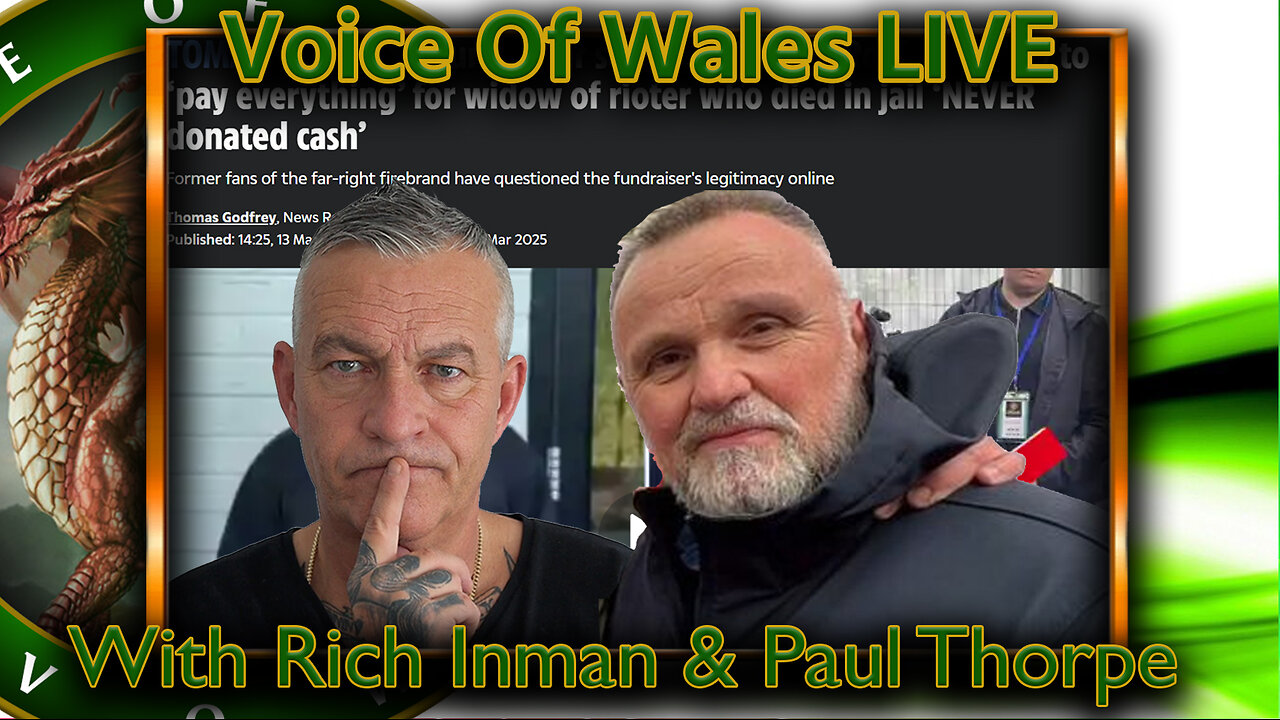 Voice Of Wales LIVE with Richard Inman & Paul Thorpe