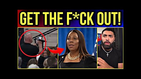 🚨MUST SEE!! NYC Patriot KICKS Letitia James OFF STAGE as She Faces FEDERAL INDICTMENT From Pam Bondi