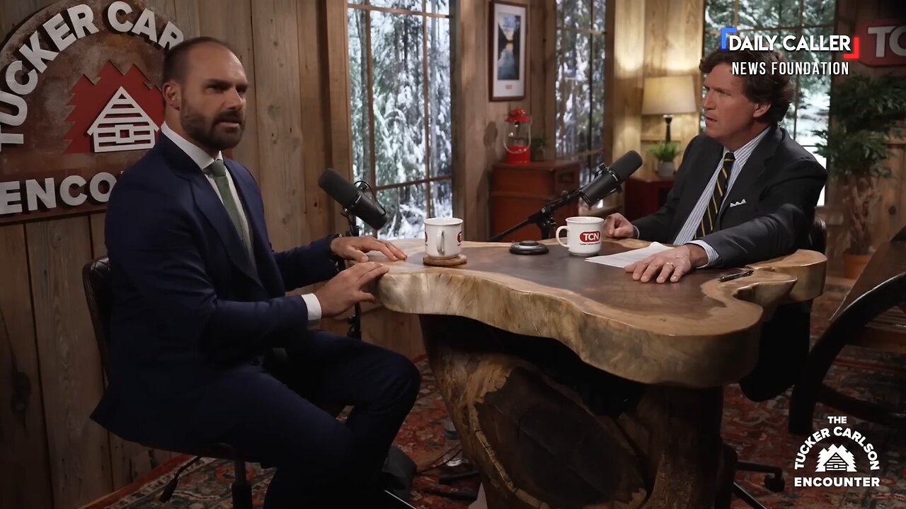 Tucker Carlson and Eduardo Bolsonaro Discuss Unfolding Events in Brazil