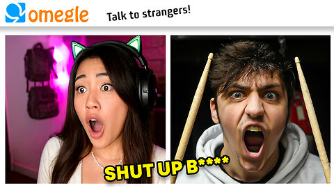 Drummer Trolls Strangers on Omegle W/ HARIZZMENT
