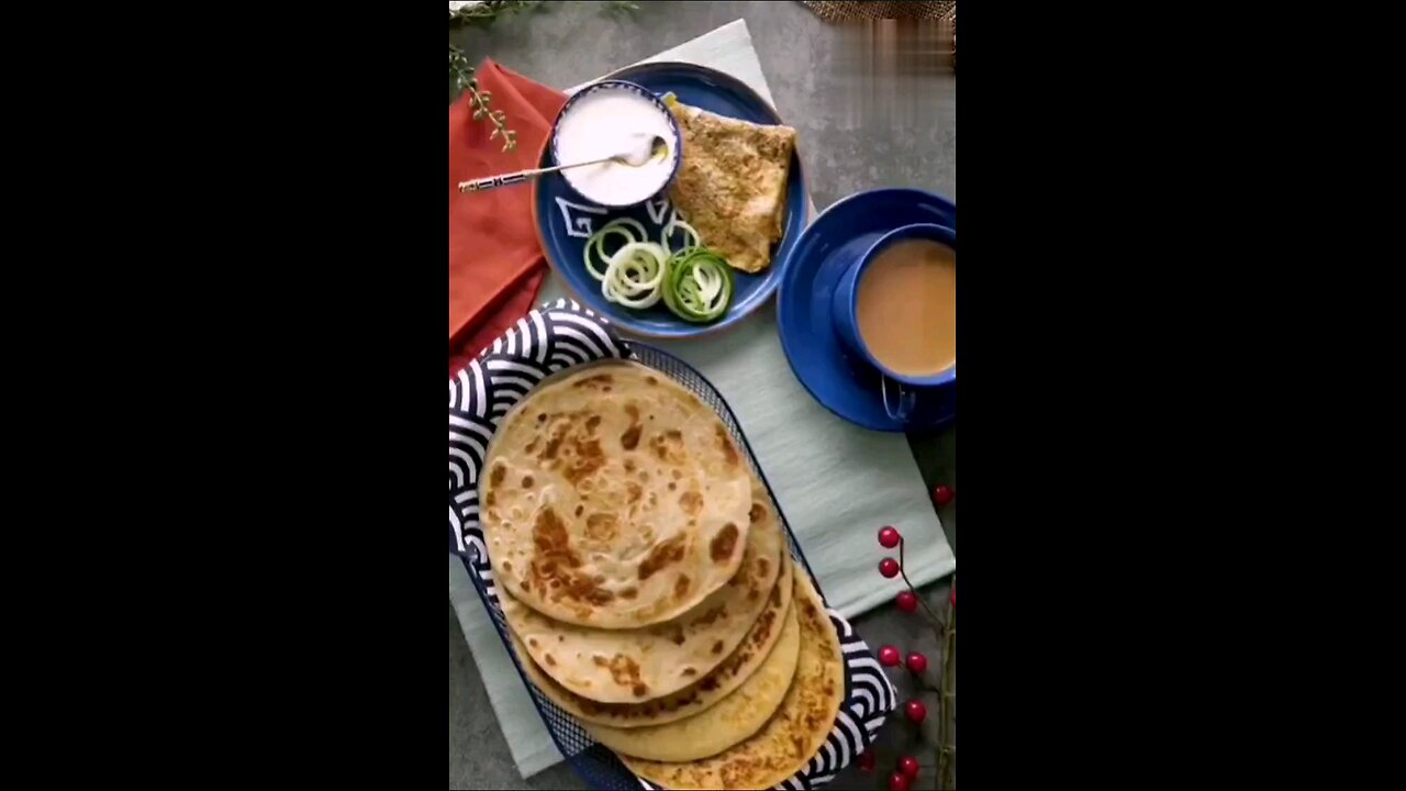 Liquid Dough Plain Paratha
