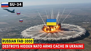 BREAKING: Russian FAB-3000 Strike Obliterates Hidden NATO Arms Depot in Ukraine