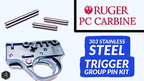 Ruger PC Carbine 303 Stainless Steel Trigger Group Pin Kit - Ruger PC Carbine Accessories - M*CARBO