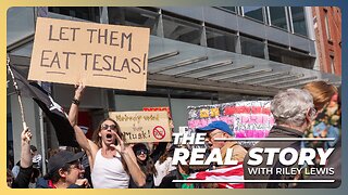 Crazy Leftists Protest Tesla | TODAY on THE REAL STORY 🇺🇸