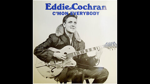 Eddie Cochran Rocks "C'mon Everybody" Live (1958) Portrait Format