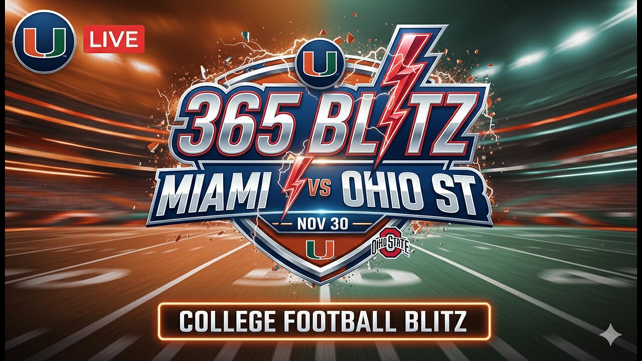 365 Blitz CFB Bowl Blitz Miami vs Ohio St