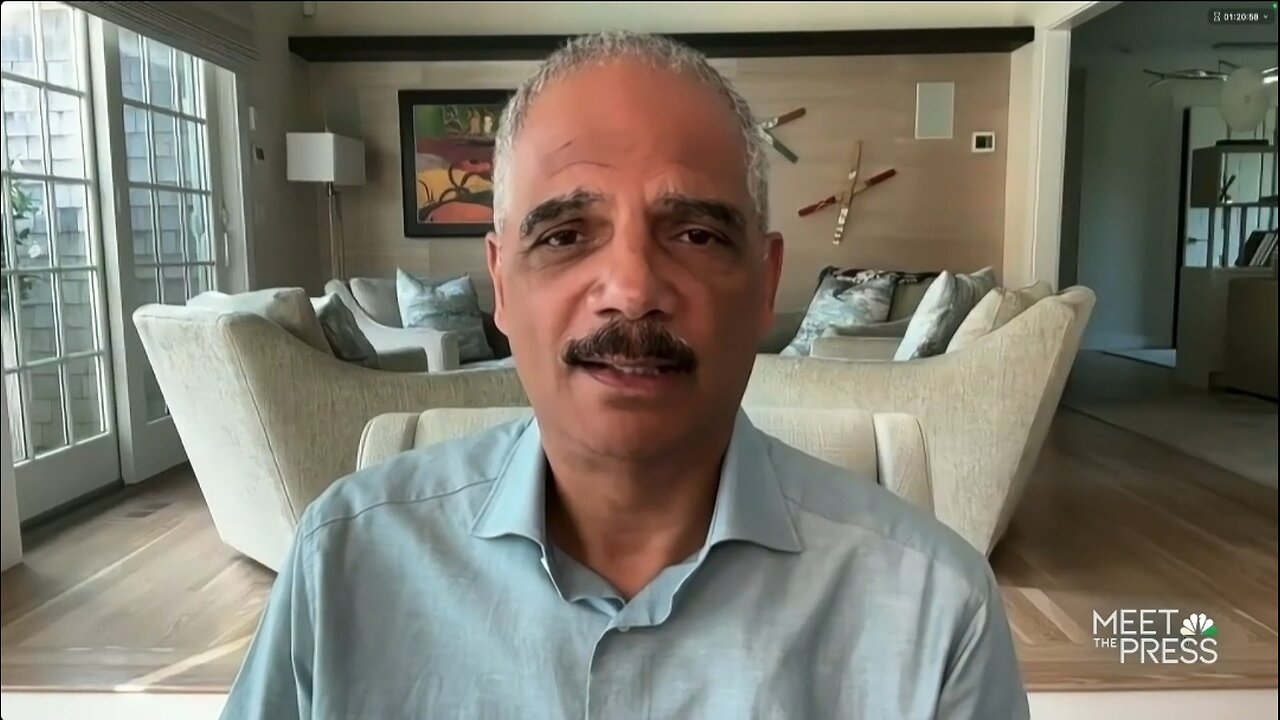Eric Holder Claims Biden Didn't Start Govt Weaponization
