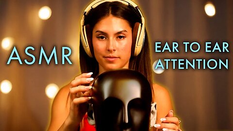 ASMR Deep Ear Attention 👂 Ear to Ear Tingles, Intense Sounds Using Binaural Dummy Head Mic