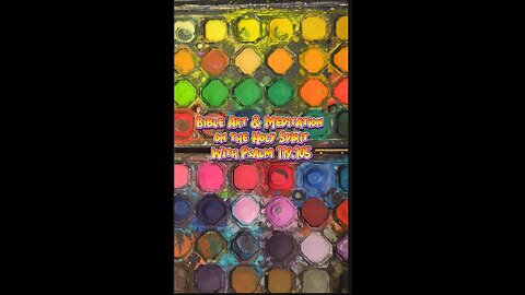 Prophetic Bible Art & Meditation On the Holy Spirit With Psalm 119:105