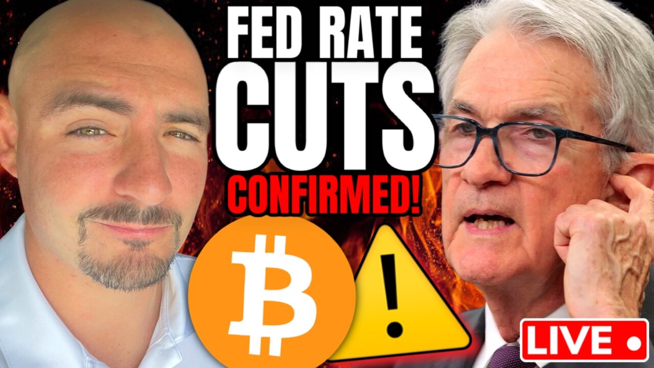 FED RATE CUTS CONFIRMED! (Jerome Powell Shocks Crypto AND Stocks) Altcoins READY!