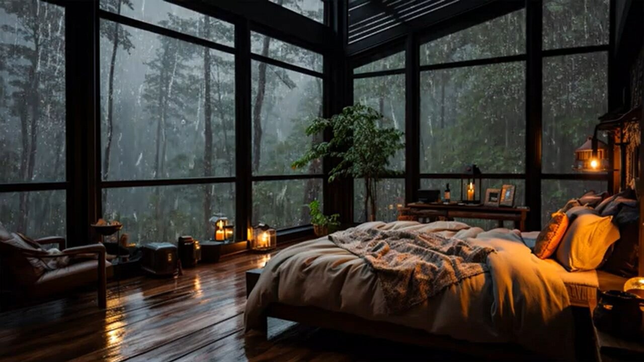 Breathe with the Storm – Sound Rain and Thunder Soothes the Soul, Relax, Quickly Fall Asleep