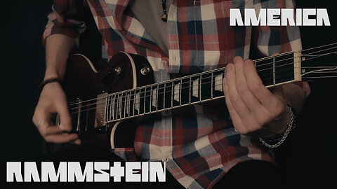 Rammstein - America (Paris live) - Guitar cover by Eduard Plezer