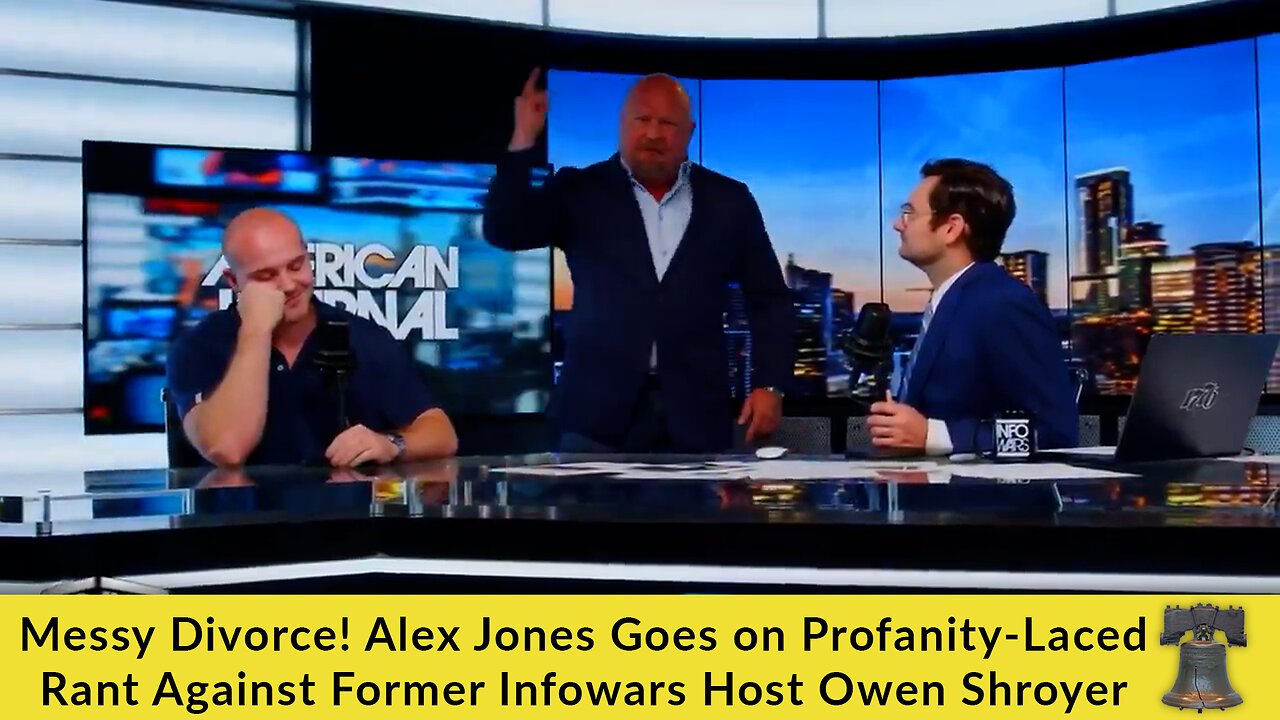 Messy Divorce! Alex Jones Goes on Profanity-Laced Rant Against Former Infowars Host Owen Shroyer