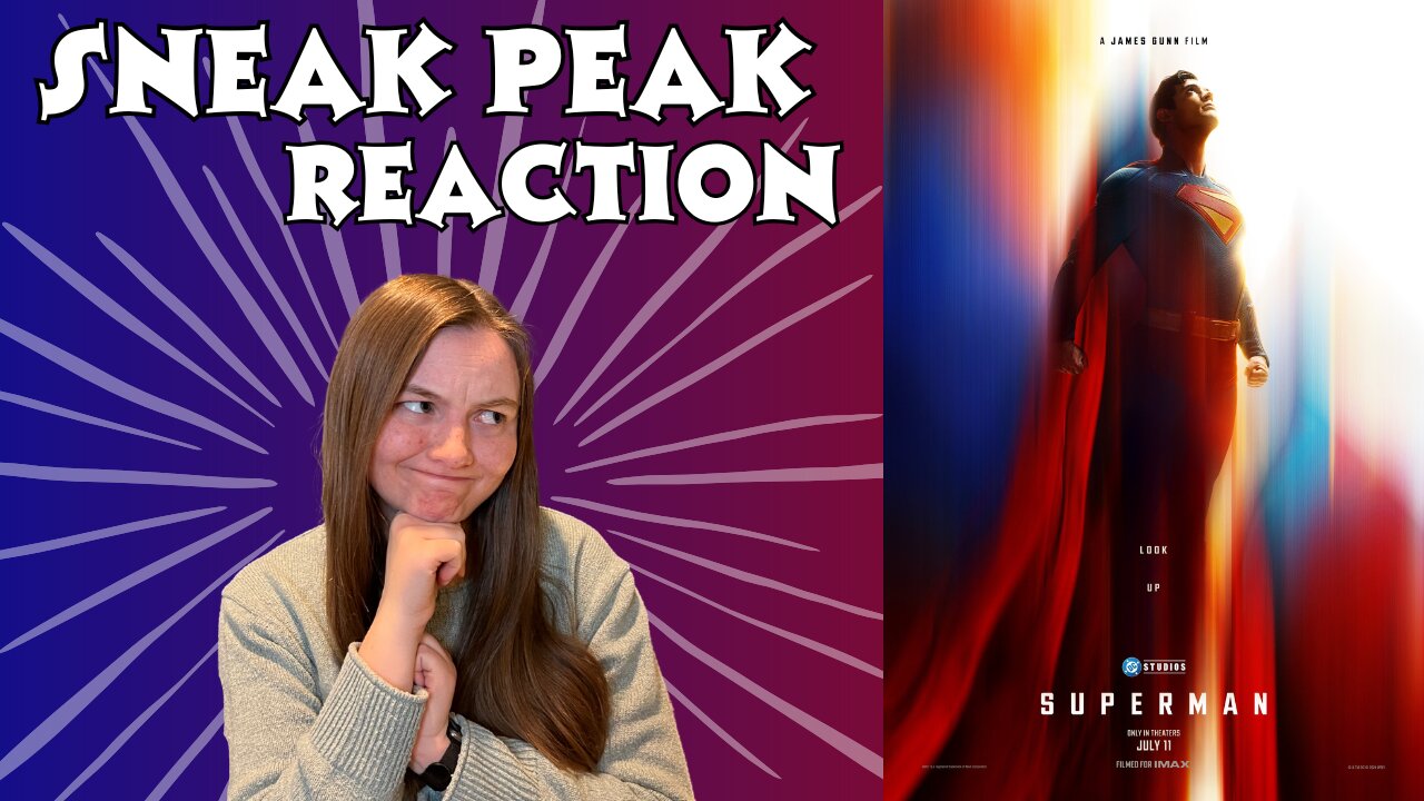 Superman Movie Sneak Peak Clip Reaction
