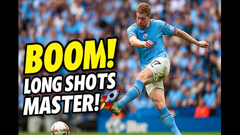 De Bruyne Long Shot Masterclass 💥 | 8 Rocket Goals for Man City #shorts