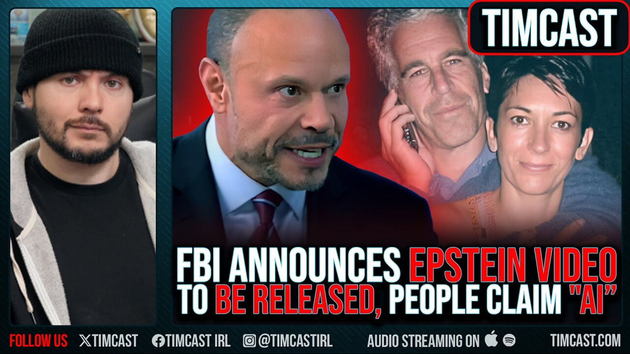 EPSTEIN VIDEO To Be RELEASED By FBI, People Claim Bongino IS LYING, Will Post AI Deepfake