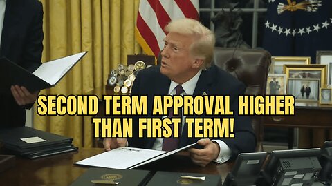TRUMP 2nd Term APPROVAL HIGHER Than 1st Term! DEMOCRATS STRUGGLE To Stay Ahead In Midterms!