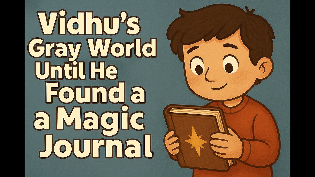 Vidhu’s Gray World Until He Found a Magic Journal 🌈