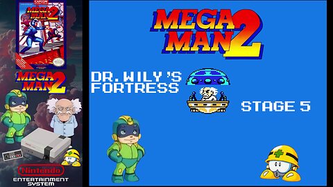 Mega Man 2 (NES) - Dr. Wily's Fortress Stage 5