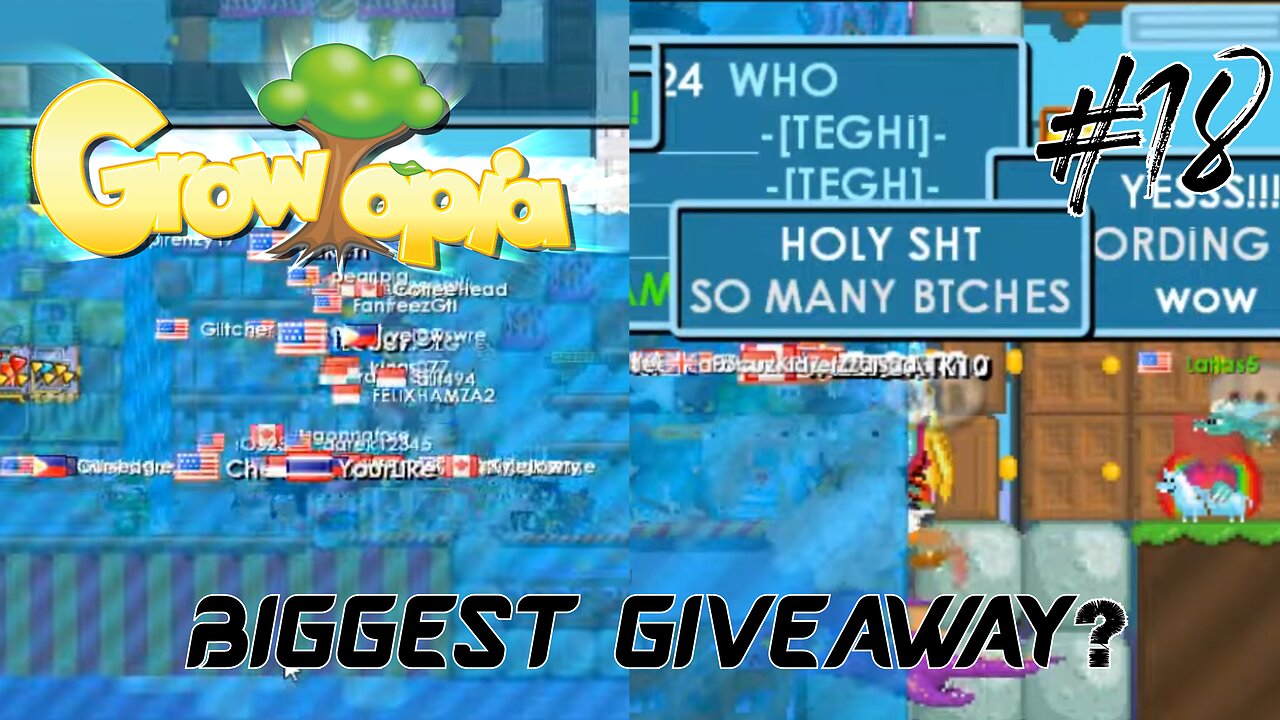 GROWTOPIA #18: OMG IS THIS THE BIGGEST GIVEAWAY I'VE EVER DONE?