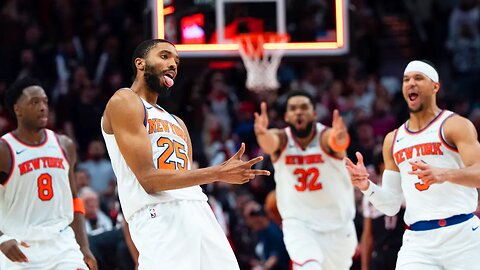 Knicks vs Blazers ending was CINEMA