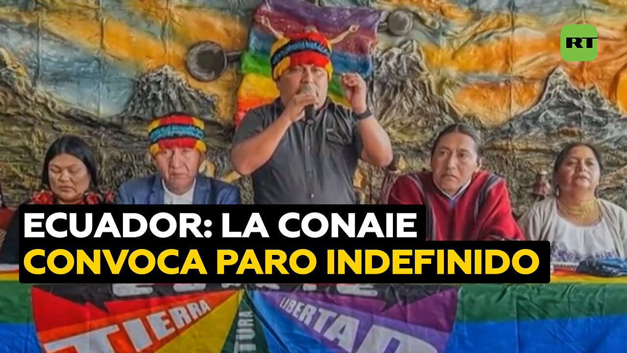 La CONAIE convoca a un paro indefinido contra la eliminación del subsidio al diésel en Ecuador