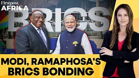 Modi, Ramaphosa Catch Up at BRICS Sidelines; Call for UN Reform | Firstpost Africa | N18G
