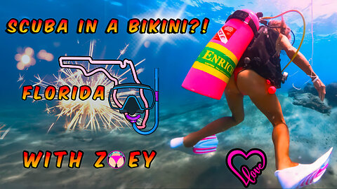 Scuba in a Bikini?! 🤿 Zoey Dives Florida’s Underwater Paradise! 