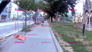 A short ride and walk through the king street watermain/TTC track reconstruction areas (progress!)